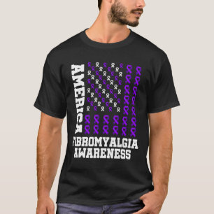 Fibromyalgia Awareness Survivor Proud Warrior 6 T-Shirt