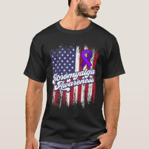 Fibromyalgia Awareness Survivor Proud Warrior 7 T-Shirt