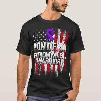 Fibromyalgia Awareness Survivor Son Warrior 4  T-Shirt
