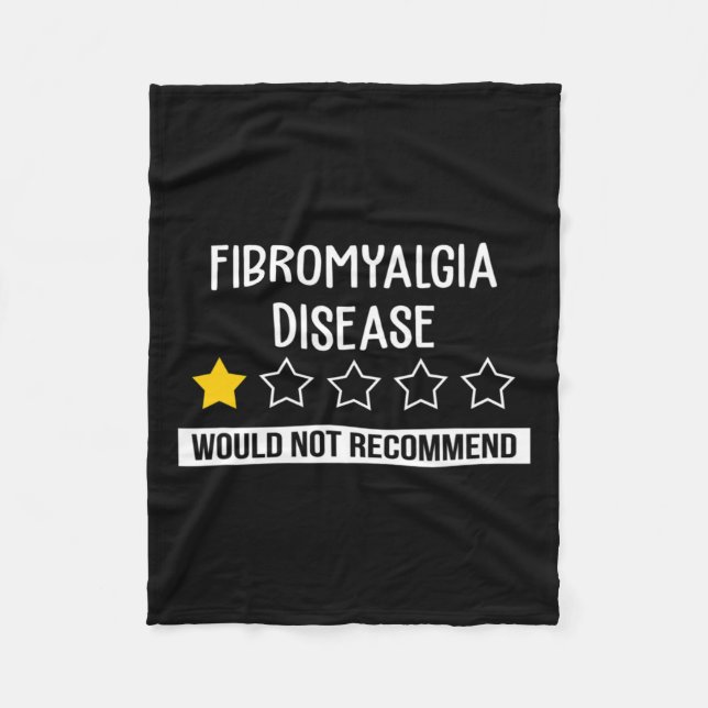 Fibromyalgia Disease Would Not Recommend Warrior A Fleece Blanket (Front)