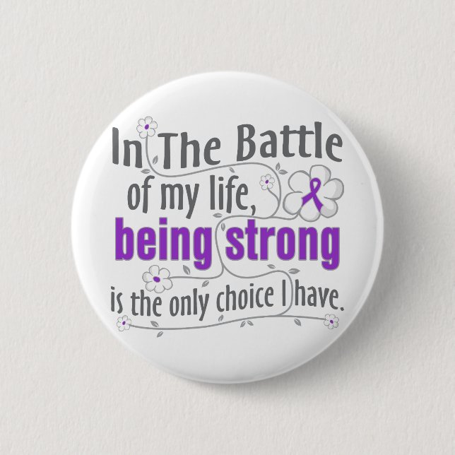 Fibromyalgia In The Battle 2 Inch Round Button (Front)