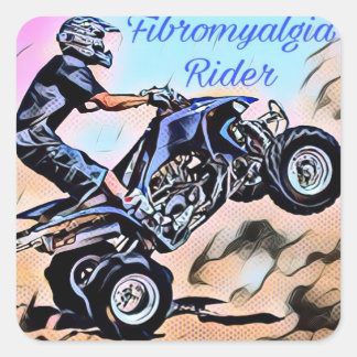 Fibromyalgia Rider Stickers