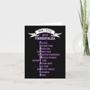 Fibromyalgia Spoonie & Fibro Awareness This Is Card