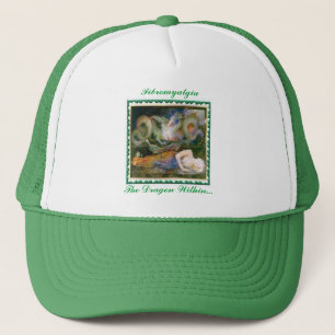 "Fibromyalgia, The Dragon Within..." Trucker Hat