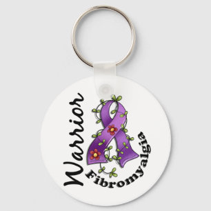 Fibromyalgia Warrior 15 Keychain