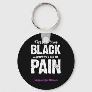 Fibromyalgia Warrior Chronic Pain Fibro Awareness Keychain