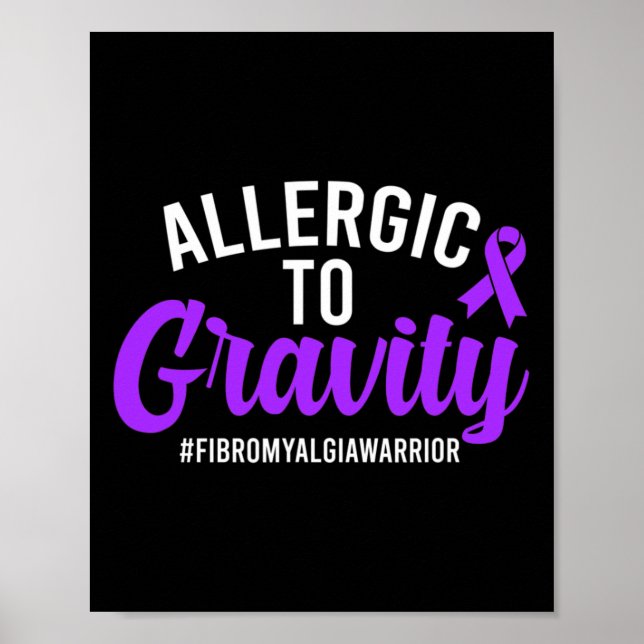 Fibromyalgia Warrior Fibromyalgia Awareness  Poster (Front)