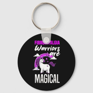 Fibromyalgia Warriors Are Magical Unicorn Fibromya Keychain
