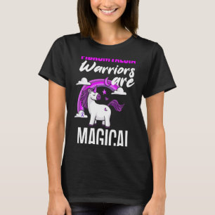 Fibromyalgia Warriors Are Magical Unicorn Fibromya T-Shirt