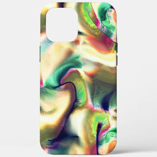 Fibrous staine of showy colours and smooth gradien Case-Mate iPhone case (Back)