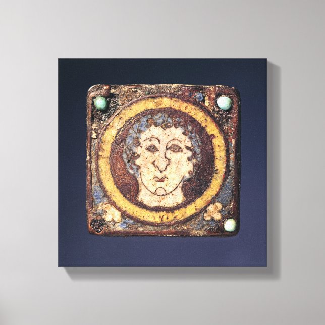 Fibula with the face of a young man canvas print (Front)