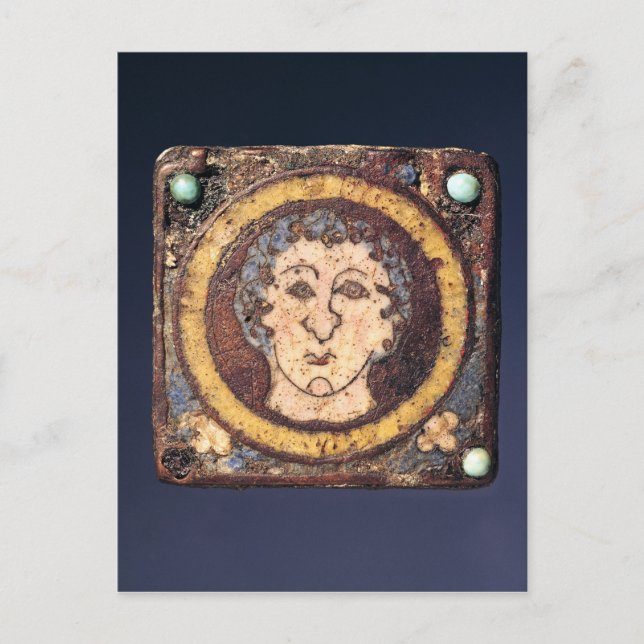 Fibula with the face of a young man postcard (Front)