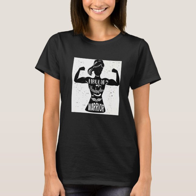 Fibular Hemimelia Warrior  Female T-Shirt (Front)