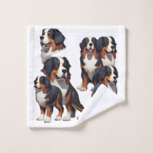 Fiche de caractère illustrée du chien de montagne 