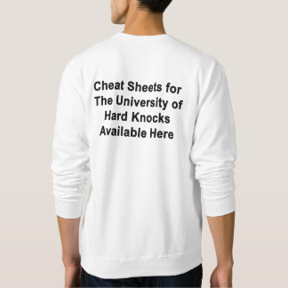 Fiche de triche SWEATSHIRT pour l'U de Hard Knocks