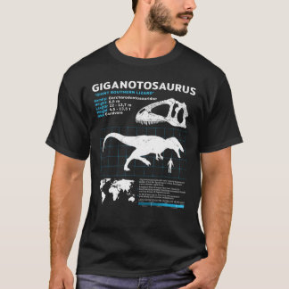 Fiche d'information Giganotosaurus T-shirt