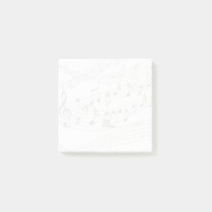Fiche musicale Notes de musique Post-it