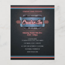Fiche papier de la circulaire d'invitation Neon Cr