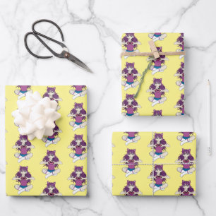 Fiche papier pour fille de joueuse vidéo Anime