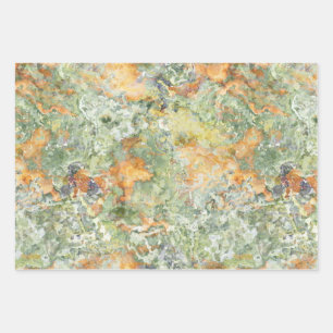 Fiches papier d'enveloppement motif en marbre de p