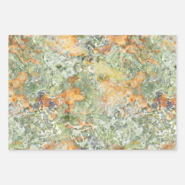 Fiches papier d'enveloppement motif en marbre de p (Devant)