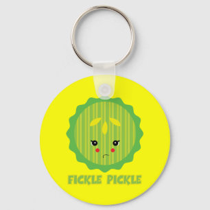 fickle pickle keychain
