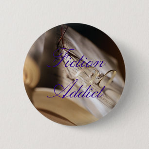 Fiction Addict 2 Inch Round Button