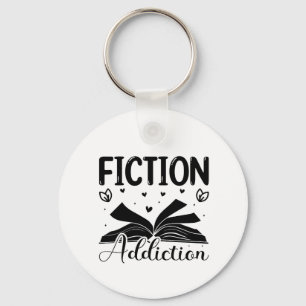 Fiction Addiction  Keychain