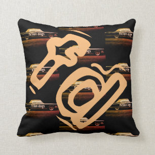 fiction dogs pillow