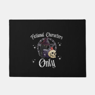Fictional Characters Only Funny Cat Reading Spellb Doormat