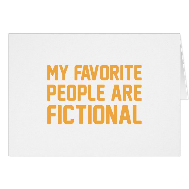 Fictional People (Front Horizontal)