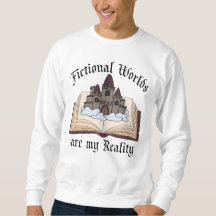 Fictional Words Are My Reality Book Lover Quote