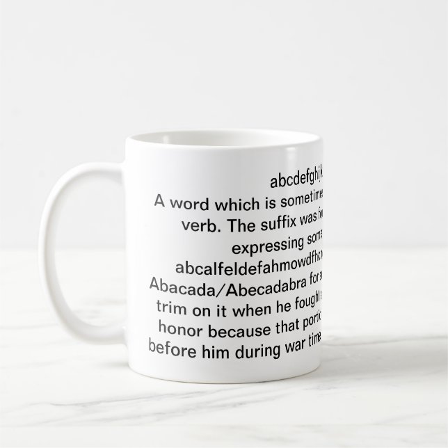 Fictionary Mug (Left)