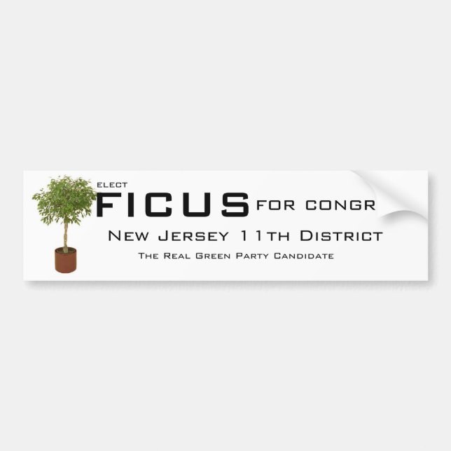 FICUS, for congress Bumper Sticker (Front)