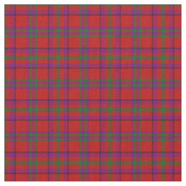 Fiddes Clan Tartan Fabric (Close Up)