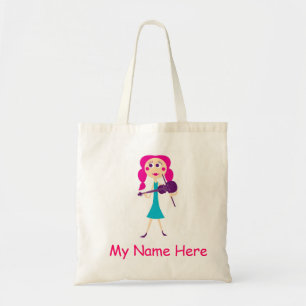 Fiddle Gal Tote Bag