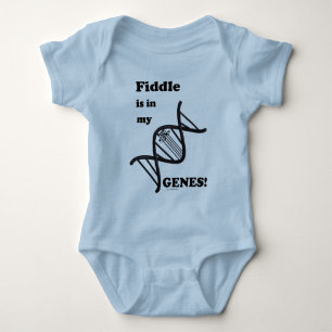 Fiddle Is In My Genes Baby Bodysuit