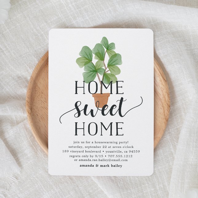 Fiddle Leaf Fig | Housewarming Party Invitation (Creator Uploaded)