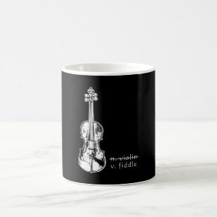 Fiddle Not Violin Bluegrass Country Music Gift Coffee Mug