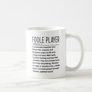 Fiddle player coffee mug