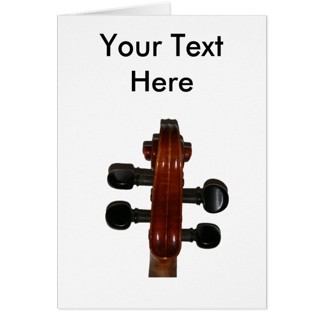 Fiddle Scroll Card (Front)