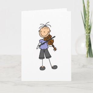 Fiddle Stick Figure Card