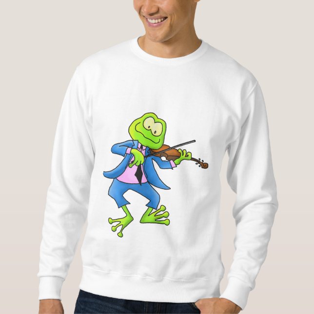 Fiddler Frog Unisex Sweatshirt (Front)