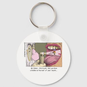 Fiddler On Roof Funny Dentistry Gifts & Tees Keychain