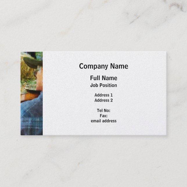 Fiddler - Platinum Finish Business Card (Front)