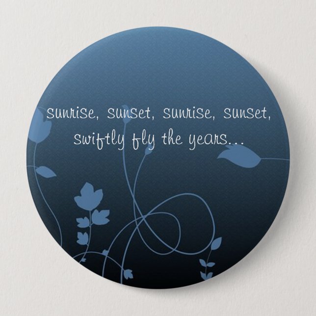 Fiddler quote 4 inch round button (Front)
