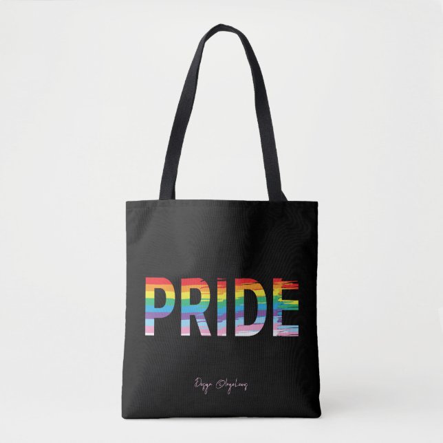 FIDE LGBTQIA Rainbow Flag, Sac fourre-tout Cool de (Devant)