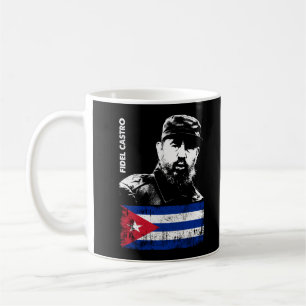 Fidel Castro Cuba Revolution Cuban Flag Coffee Mug