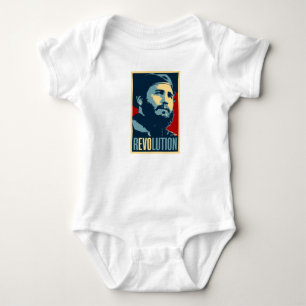 Fidel Castro - Cuban Revolution President of Cuba Baby Bodysuit
