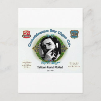 Fidel Castro Guantanamo Bay Cuba Cigar Company Postcard